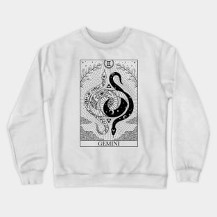 Zodiac sign tarot card Gemini Crewneck Sweatshirt